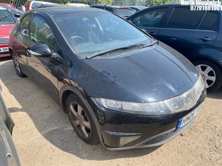 Location: North Woolwich - 2006 HONDA CIVIC ES I-VTEC 5 Door Hatchback REG: HN06YUH, Keys: No, MOT Expiry date: 03/04/2026, 1799 Petrol, 6 Speed Manual Petrol, Former Keepers: 8