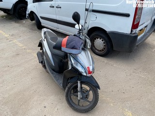 Location: North Woolwich - 2013 HONDA NSC 110 WH-B Motorcycle REG: LB13VLH, Keys: No, MOT Expiry date: 02/01/2025, 108 Petrol, AUTOMATIC, Former Keepers: 7