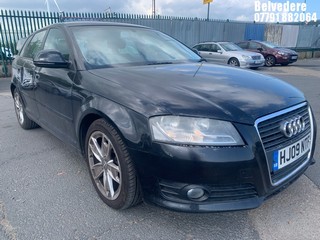 Location: Belvedere - 2009 AUDI A3 SPORT 158 TFSI 5 DOOR HATCHBACK REG: HJ09NTF, 1798cc PETROL, 6 SPEED MANUAL PETROL, Former Keepers: 4, Keys: Yes, MOT Expiry date: 18/11/2025