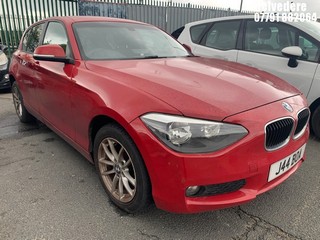 Location: Belvedere - 2013 BMW 116I SE TURBO AUTO 5 Door Hatchback REG: J44BOA, Keys: No, MOT Expiry date: 19/01/2025, 1598 Petrol, 8 Speed Auto Petrol, Former Keepers: 5