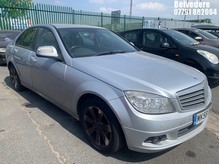 Location: Belvedere - 2008 MERCEDES C180 SE KOMPRESSOR A 4 Door Saloon REG: MK58ONC, Keys: No, MOT Expiry date: 15/03/2025, 1796 Petrol, 5 Speed Auto Petrol, Former Keepers: 5