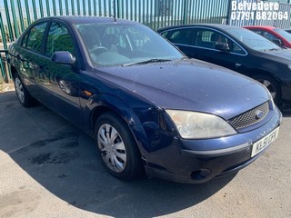 Location: Belvedere - 2001 FORD MONDEO LX 5 Door Hatchback REG: KL51CFK, Keys: No, MOT Expiry date: 15/11/2024, 1798 Petrol, 5 Speed Manual Petrol, Former Keepers: 3