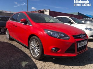 Location: Edinburgh - 2014 FORD FOCUS ZETEC NAVIGATOR TUR 5 Door Hatchback REG: NU14OFB, Keys: No, MOT Expiry date: 03/10/2024, 998 Petrol, 5 Speed Manual Petrol, Former Keepers: 4