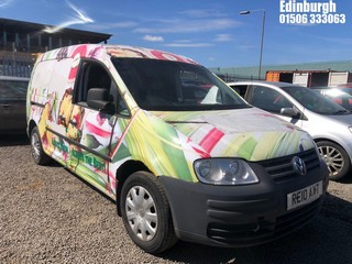Location: Edinburgh - 2010 VOLKSWAGEN CADDY MAXI C20 TDI 104 Panel Van REG: RE10AXT, Keys: No, MOT Expiry date: 20/01/2025, 1968 Diesel, 5 Speed Manual Diesel, Former Keepers: 2