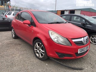 Location: Edinburgh - 2010 VAUXHALL CORSA SXI 3 Door Hatchback REG: SB60GBV, Keys: No, MOT Expiry date: 29/07/2025, 1229 Petrol, 5 Speed Manual Petrol, Former Keepers: 8