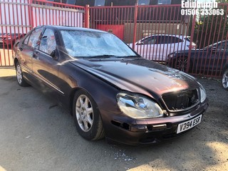 NOTE: ATF Registered Buyers ONLY - Location: Edinburgh - 2000 MERCEDES BENZ S430  4 Door Saloon REG: V394ESR, Keys: No, 4300 Petrol, , Former Keepers: 7
