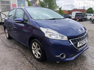 Location: Nottingham - 2012 PEUGEOT 208 ACTIVE 5 Door Hatchback REG: PY12CYC, Keys: No, MOT Expiry date: 03/10/2025, 1397 Petrol, 5 Speed Manual Petrol, Former Keepers: 5