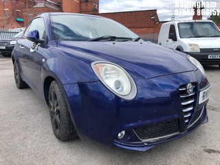 Location: Nottingham - 2011 ALFA ROMEO MITO SPRINT MULTIAIR S-A 3 Door Hatchback REG: RV11FUU, Keys: No, MOT Expiry date: 19/11/2024, 1368 Petrol, 6 Speed Semi Auto Petrol, Former Keepers: 6