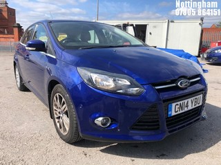 Location: Nottingham - 2014  FORD  FOCUS TITANIUM NAVIGATOR 5 Door Hatchback REG: CN14YDU, 998cc Petrol , 6 Speed Manual Petrol, Former Keepers: 5, Keys: Yes, MOT Expiry date: 28/06/2025