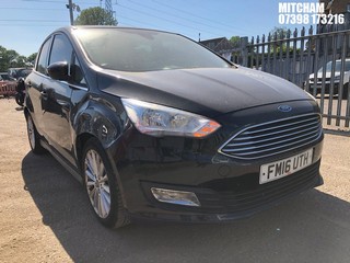 Location: MITCHAM - 2016 FORD C-MAX TITANIUM TURBO 	MPV REG: FM16UTH, 999cc PETROL, 6 SPEED MANUAL PETROL, Former Keepers: 2, Keys: No, MOT: Expiry date10/06/2025
