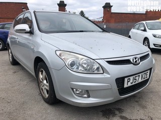 Location: Nottingham - 2007 HYUNDAI I30 COMFORT 5 Door Hatchback REG: PJ57VZE, Keys: No, MOT Expiry date: 11/08/2025, 1396 Petrol, 5 Speed Manual Petrol, Former Keepers: 8