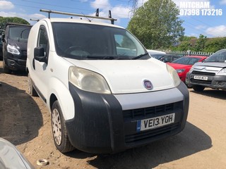 Location: Mitcham - 2013 FIAT FIORINO 16V MULTIJET Panel Van REG: VE13YGH, Keys: No, MOT Expiry date: 09/04/2025, 1248 Diesel, 5 Speed Manual Diesel, Former Keepers: 4