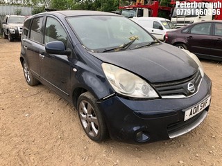 Location: Peterborough - 2011 NISSAN NOTE N-TEC DCI MPV REG: AO11SVF, Keys: No, MOT Expiry date: 08/02/2025, 1461 Diesel, 5 Speed Manual Diesel, Former Keepers: 5