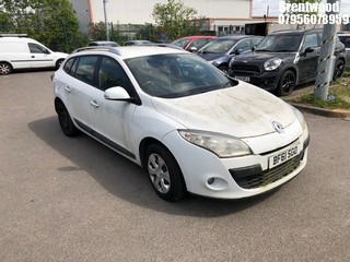 Location: Brentwood - 2011 RENAULT MEGANE EXPRESSION DCI ECO Estate REG: BF61SGO, Keys: No, MOT Expiry date: 07/12/2024, 1461 Diesel, 6 Speed Manual Diesel, Former Keepers: 4