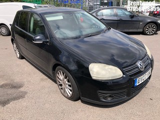 Location: Brentwood - 2007 VOLKSWAGEN GOLF GT TSI 170 5 Door Hatchback REG: BV07HND, Keys: No, MOT Expiry date: 10/10/2025, 1390 Petrol, 6 Speed Manual Petrol, Former Keepers: 3