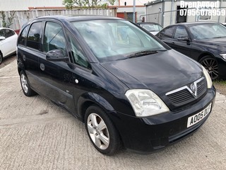 Location: Brentwood - 2005 VAUXHALL MERIVA ENERGY 16V S-A MPV REG: AO05DLF, Keys: No, MOT Expiry date: 09.06.2023, 1598 Petrol, 5 Speed Semi Auto Petrol, Former Keepers: 4