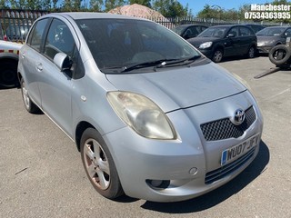 Location: Manchester - 2007 TOYOTA YARIS T3 5 Door Hatchback REG: WU07JFV, 1296 Petrol, 5 Speed Manual Petrol, Former Keepers: 5, Keys: No, MOT Expiry date: 05/02/2025