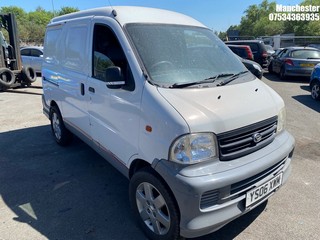 Location: Manchester - 2006 DAIHATSU EXTOL Panel Van REG: YS06XWM, 1298 Petrol, 5 Speed Manual Petrol, Former Keepers: 9, Keys: No, MOT Expiry date: 20/01/2026