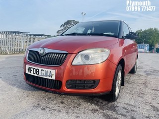 Location: Plymouth - 2008 SKODA FABIA 2 HTP 70 5 Door Hatchback REG: WF08GWA, Keys: No, MOT Expiry date: 27/03/2025, 1198 Petrol, 5 Speed Manual Petrol, Former Keepers: 4