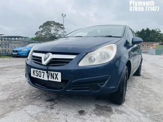 Location: Plymouth - 2007 VAUXHALL CORSA CLUB A/C CDTI 5 Door Hatchback REG: KS07VNX, Keys: No, MOT Expiry date: 29/09/2024, 1248 Diesel, 5 Speed Manual Diesel, Former Keepers: 5