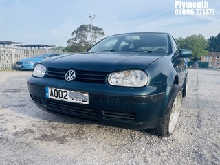 Location: Plymouth - 2002 VOLKSWAGEN GOLF TDI S 5 Door Hatchback REG: AO02YML, Keys: No, MOT Expiry date: 29/11/2024, 1896 Diesel, 5 Speed Manual Diesel, Former Keepers: 10