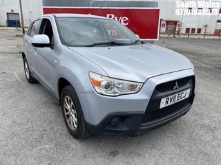 Location: South Wales - 2011 MITSUBISHI ASX 2 CLEAR TEC 5 DOOR HATCHBACK REG: RV11ECJ, 1590cc PETROL, 5 SPEED MANUAL PETROL, Former Keepers: 3, Keys: Yes, MOT Expiry date: 15/02/2026