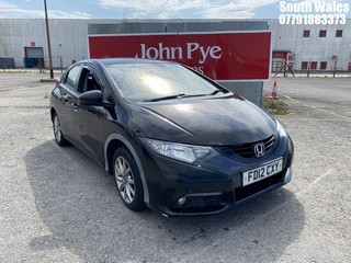 Location: South Wales - 2012 HONDA CIVIC I-DTEC ES 5 Door Hatchback REG: FD12CXY, Keys: No, MOT Expiry date: 22/09/2025, 2199 Diesel, 6 Speed Manual Diesel, Former Keepers: 5