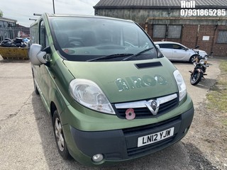 Location: Hull - 2012 VAUXHALL VIVARO 2700 SPORTIVE CDTI Panel Van REG: LN12YJW, Keys: No, MOT Expiry date: 01/03/2024, 1995 Diesel, 6 Speed Manual Diesel, Former Keepers: 2