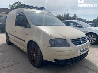 Location: Hull - 2007 VOLKSWAGEN CADDY C20 TDI 104 Car Derived Van REG: BF07URS, Keys: No, MOT Expiry date: 16/11/2024, 1896 Diesel, 5 Speed Manual Diesel, Former Keepers: 7