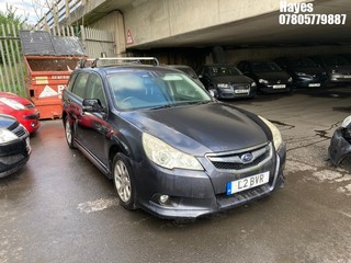 Location:  Hayes - 2012 SUBARU LEGACY ES NAV Estate REG: L2BVR, Keys: No, MOT Expiry date: 19/10/2024, 1994 Petrol, 6 Speed Manual Petrol, Former Keepers: 6