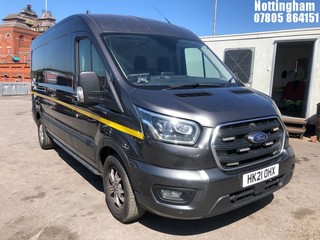 Location: Nottingham - 2021 FORD TRANSIT 350 LIMITED ECOBL PANEL VAN REG: HK21OHX, 1995CC DIESEL, 6 SPEED AUTO DIESEL, Former Keepers: 1, Keys: Yes, MOT Expiry date: 13/05/2025