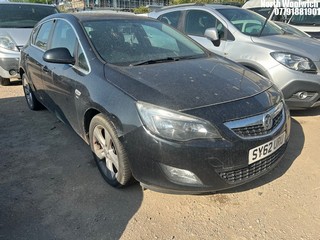 Location: North Woolwich - 2012 VAUXHALL ASTRA SRI 5 Door Hatchback REG: SY62URU, Keys: No, MOT Expiry date: 27/12/2024, 1598 Petrol, 5 Speed Manual Petrol, Former Keepers: 10