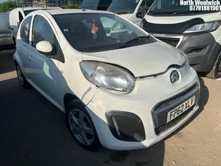 Location: North Woolwich - 2013 CITROEN C1 VTR 5 Door Hatchback REG: FP62XLV, Keys: No, MOT Expiry date: 14/01/2025, 998 Petrol, 5 Speed Manual Petrol, Former Keepers: 6