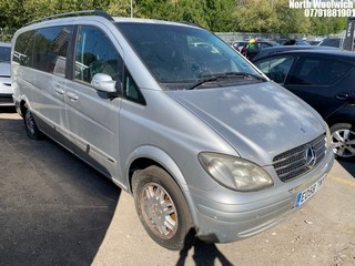 Location: North Woolwich - 2008 MERCEDES VIANO CDI2.2 AMB LONG A MPV REG: EO58TMY, Keys: No, MOT Expiry date: 30/01/2025, 2148 Diesel, 5 Speed Auto Diesel, Former Keepers: 2
