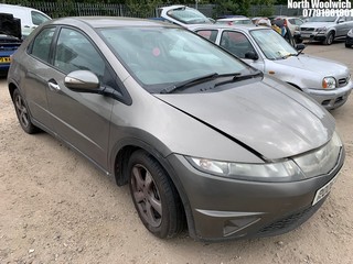 Location: North Woolwich - 2006 HONDA CIVIC S I-DSI 5 Door Hatchback REG: RO06AYA, Keys: No, MOT Expiry date: 12/12/2024, 1339 Petrol, 6 Speed Manual Petrol, Former Keepers: 8