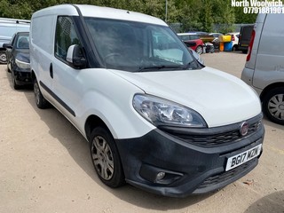 Location: North Woolwich - 2017 FIAT DOBLO 16V SX MUTIJET II Panel Van REG: BG17MZN, Keys: No, MOT Expiry date: 24/05/2025, 1248 Diesel, 5 Speed Manual Diesel, Former Keepers: 2