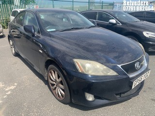Location: BELVEDERE - 2007 LEXUS IS 250 SE AUTO 4 DOOR SALOON REG: GP56YDZ, 2499cc PETROL, 6 SPEED AUTO PETROL, Former Keepers: 5, Keys: No, MOT: Expiry date13.01.2026