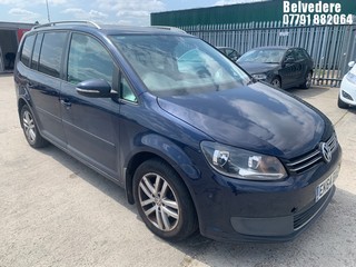 Location: Belvedere - 2014 VOLKSWAGEN  TOURAN SE BLUEMOTION T TD MPV  REG: EK64BXE, 1598cc Diesel , 6 Speed Semi Auto Diesel , Former Keepers: 1, Keys: Yes, MOT Expiry date: 30.05.2025