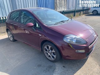 Location: Belvedere - 2013 FIAT PUNTO GBT MULTIAIR 5 Door Hatchback REG: GJ63MKN, Keys: No, MOT Expiry date: 15.08.2024, 1368 Petrol, 6 Speed Manual Petrol, Former Keepers: 3