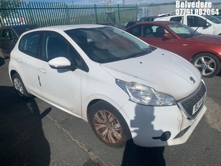 Location: Belvedere - 2014 PEUGEOT 208 ACCESS PLUS 5 Door Hatchback REG: BL14AEW, Keys: No, MOT Expiry date: 15/05/2025, 1199 Petrol, 5 Speed Manual Petrol, Former Keepers: 4