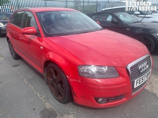 Location: Belvedere - 2007 AUDI A3 T FSI SPORT QUATTRO 5 Door Hatchback REG: FE57RPX, Keys: No, MOT Expiry date: 20/12/2024, 1984 Petrol, 6 Speed Manual Petrol, Former Keepers: 7