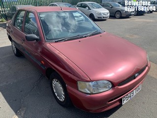 Location: Belvedere - 1997 FORD ESCORT ENCORE 5 Door Hatchback REG: P949TGU, Keys: No, MOT Expiry date: 02.11.2024, 1391 Petrol, 5 Speed Manual Petrol, Former Keepers: 3