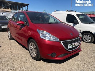 Location: Edinburgh - 2014 PEUGEOT 208 ACCESS PLUS 5 Door Hatchback REG: VO64AFK, Keys: Yes, MOT Expiry date: 07/10/2025, 1199 Petrol, 5 Speed Manual Petrol, Former Keepers: 2