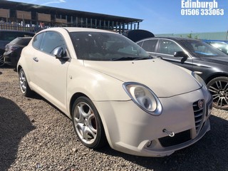 Location: Edinburgh - 2011 ALFA ROMEO MITO VELOCE MULTIAIR S-A 3 Door Hatchback REG: WV11NUP, Keys: Yes, MOT Expiry date: 18/01/2025, 1368 Petrol, 6 Speed Semi Auto Petrol, Former Keepers: 9
