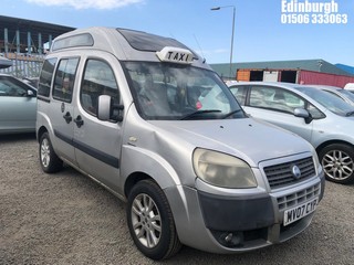 Location: Edinburgh - 2007 FIAT DOBLO DYNAMIC M-JET MPV REG: MV07CYP, Keys: No, MOT Expiry date: 20/12/2024, 1910 Diesel, 5 Speed Manual Diesel, Former Keepers: 3