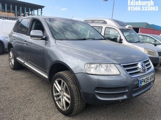 Location: Edinburgh - 2005 VOLKSWAGEN TOUAREG V6 TDI SPORT A Estate REG: PK05KXM, Keys: No, MOT Expiry date: 13/11/2024, 2999 Diesel, 6 Speed Auto Diesel, Former Keepers: 5