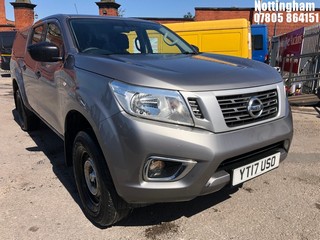 Location: Nottingham - 2017 NISSAN NAVARA VISIA DCI Pick-up REG: YT17USO, 2298cc Diesel, 6 Speed Manual Diesel, Former Keepers: 0, Keys: Yes, MOT Expiry date: 03/12/2025