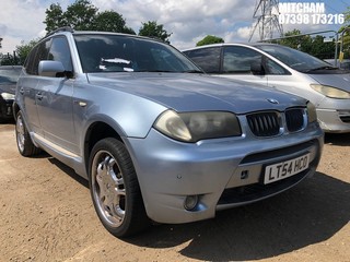 Location: Mitcham - 2004 BMW X3 SPORT AUTO Estate REG: LT54HCO, Keys: No, MOT Expiry date: 15/08/2024, 2979 Petrol, 5 Speed Auto Petrol, Former Keepers: 8