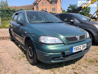 Location: Mitcham - 2003 VAUXHALL ASTRA CLUB AUTO Estate REG: YX52SMV, Keys: No, MOT Expiry date: 30/11/2023, 1598 Petrol, 4 Speed Auto Petrol, Former Keepers: 5