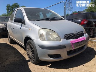 Location: Mitcham - 2005 TOYOTA YARIS T3 5 Door Hatchback REG: FG54UUB, Keys: No, MOT Expiry date: 07/10/2025, 998 Petrol, 5 Speed Manual Petrol, Former Keepers: 11